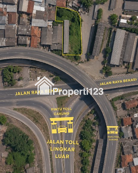 Dijual Tanah Pinggir Jalan Dekat Tol di Cakung Jakarta Timur - 3