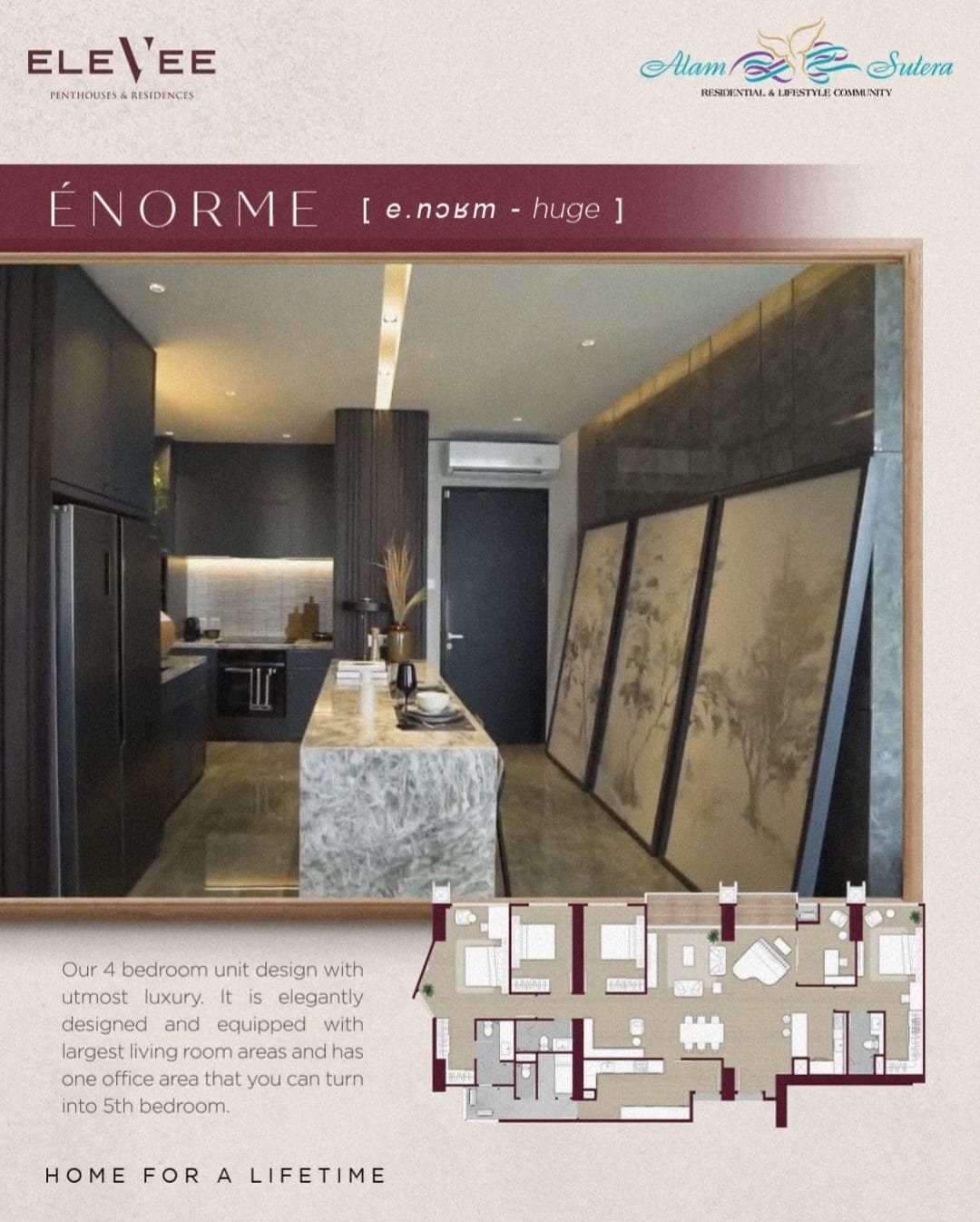 Dijual Apartemen Elevee Penthouse & Residences di Alam Sutera, Tangerang - 8