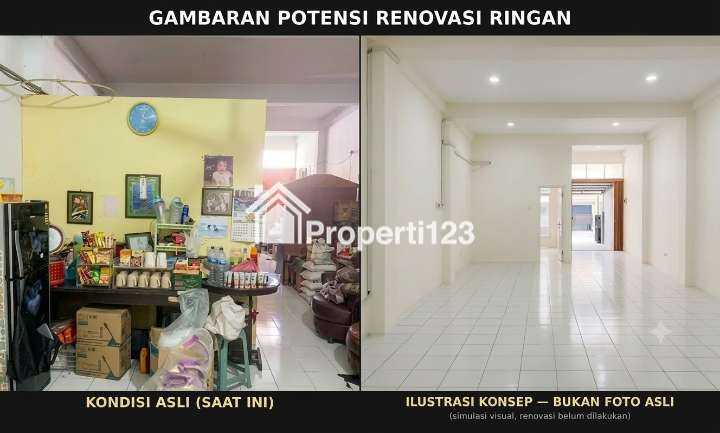 Rumah 2 Lantai Tengah Kota Solo — Nusukan, Banjarsari, SHM, LT100/LB180 - 4