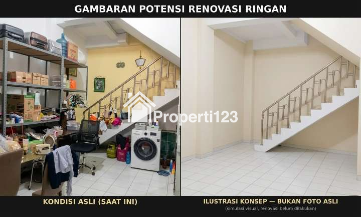 Rumah 2 Lantai Tengah Kota Solo — Nusukan, Banjarsari, SHM, LT100/LB180 - 5