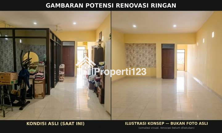 Rumah 2 Lantai Tengah Kota Solo — Nusukan, Banjarsari, SHM, LT100/LB180 - 8