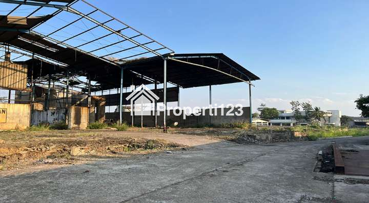 Gudang dan Kantor Hitung Tanah 3,4 Hektar SHM Jalan Lebar Bebas Banjir Akses Container 40 Feet di Kawasan Industri dan Pergudangan Jalan Cibaligo Cimahi Jawa Barat - 6