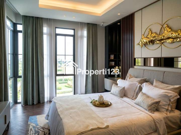 DIJUAL RUMAH MEWAH TEPI DANAU DI PODOMORO PARK BANDUNG - CLUSTER BRAHMAPURI TIPE SAGARA HOOK - 5