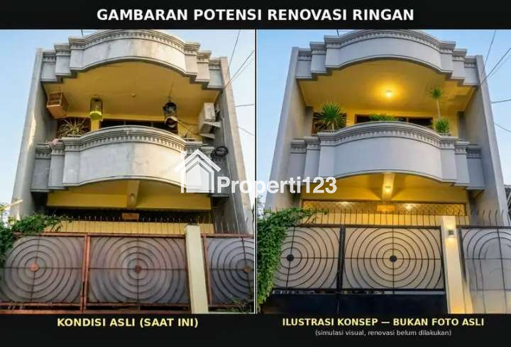 Rumah 2 Lantai Tengah Kota Solo — Nusukan, Banjarsari, SHM, LT100/LB180 - 7