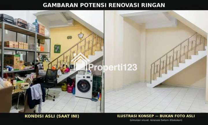Rumah 2 Lantai Tengah Kota Solo — Nusukan, Banjarsari, SHM, LT100/LB180 - 5