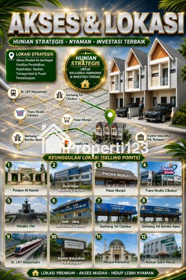 Dijual Rumah Cluster Exclusive di Pondok Ranggon Cipayung Jakarta Timur - 4
