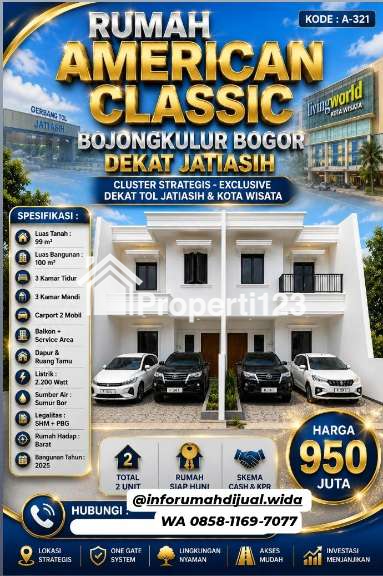 Rumah baru di Bojong Kulur Bogor akses mudah ke Jatiasih Bekasi - 8