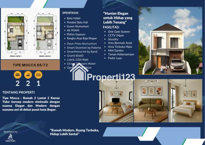 Rumah 2 Lantai 729 Jutaan di Kota Bogor – SBR Residence - 3