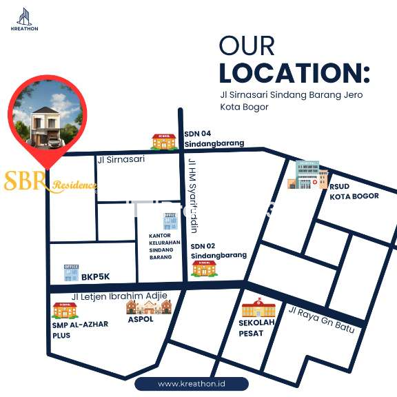 Rumah 3 Kamar Tidur 2 Lantai di Kota Bogor – SBR Residence - 4