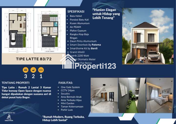 Rumah 3 Kamar Tidur 2 Lantai di Kota Bogor – SBR Residence - 3