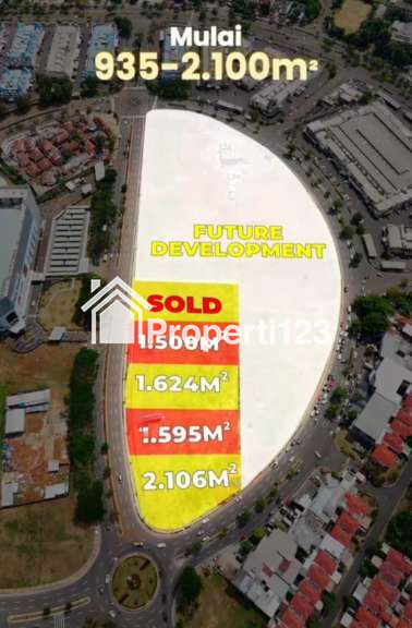 Dijual Kavling Komersial North Square District di Jl. Boulevard Kota Wisata, Cibubur - 5