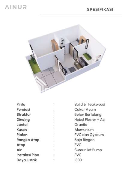 Rumah Cluster 1 Lantai Harga Mulai 300 Jutaan dekat St Pondok Rajeg - 3