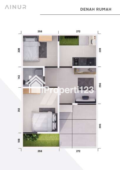Rumah Cluster 1 Lantai Harga Mulai 300 Jutaan dekat St Pondok Rajeg - 4