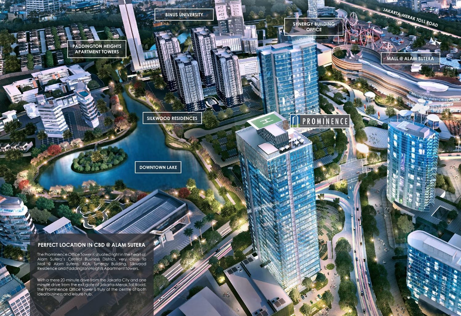 Dijual Office Space di The Prominence Office Tower, Jl. Jalur Sutera Barat, Alam Sutera - 9