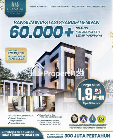 Bangun Investasi Syariah Lokasi Strategis dekat Kampus di Semarang - 1