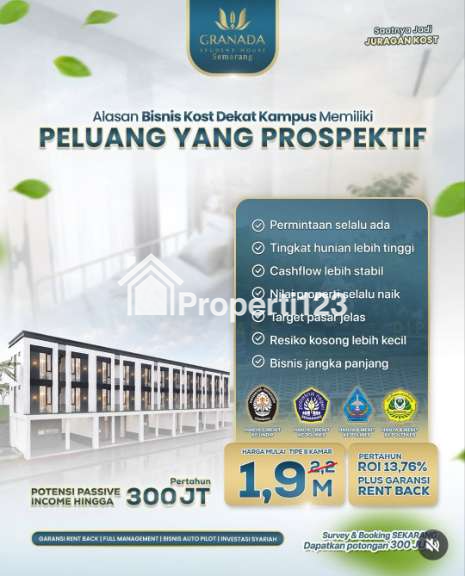 Bangun Investasi Syariah Lokasi Strategis dekat Kampus di Semarang - 4