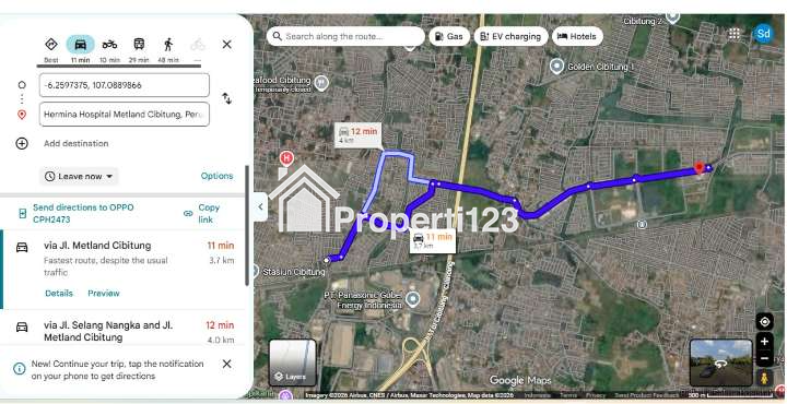 DIJUAL TANAH STRATEGIS – BELAKANG STASIUN CIBITUNG - 5
