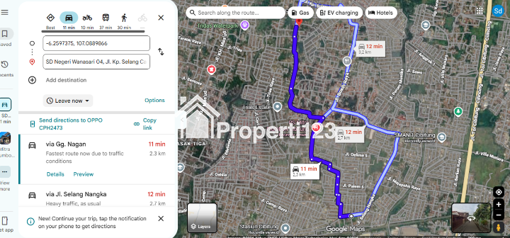 DIJUAL TANAH STRATEGIS – BELAKANG STASIUN CIBITUNG - 2