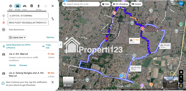 DIJUAL TANAH STRATEGIS – BELAKANG STASIUN CIBITUNG - 1