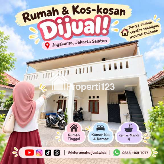 Dijual Rumah Dan Kost Aktif di Jagakarsa Jakarta Selatan - 1