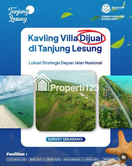 Aset Investasi Kavling Villa Tepi Pantai Tanjung Lesung - 2