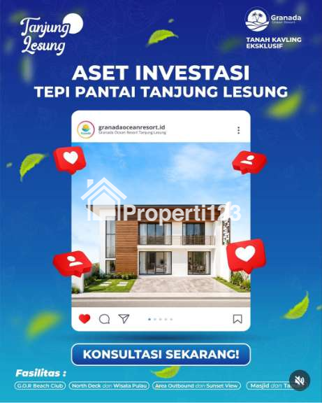 Aset Investasi Kavling Villa Tepi Pantai Tanjung Lesung - 3