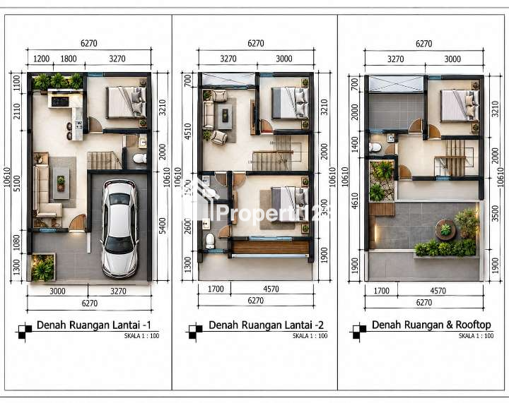 Rumah Inden Dalam Cluster di Kebagusan Pasar Minggu Jakarta Selatan - 6
