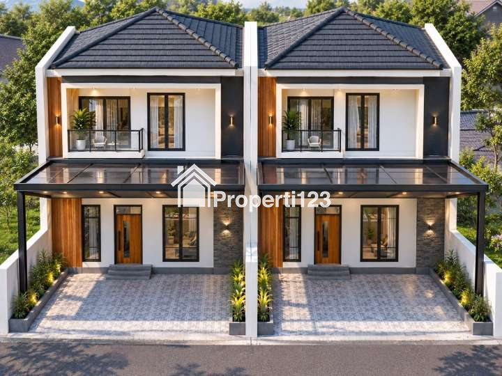 dijual rumah baru 2 lantai 900 jutaan di cimahi, rumah mewah lokasi dekat ke akses tol baros & unjani cimahi - 1