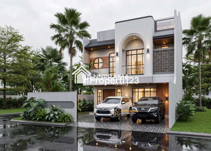 Rumah Mewah  3 lantai dgn Pool Murah diCiputat Timur Tangsel - 3