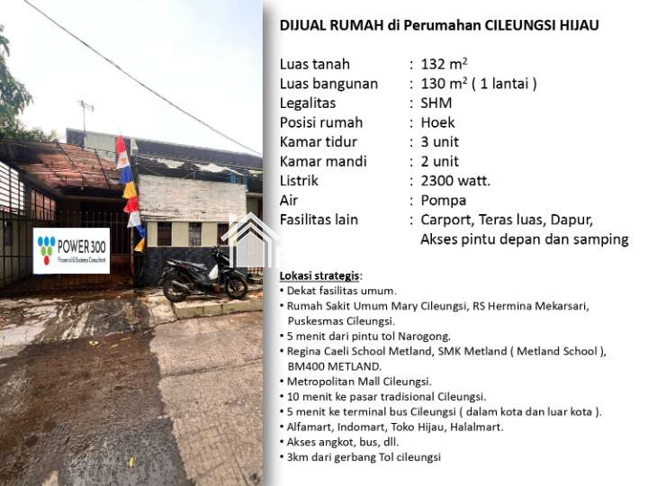 DIJUAL RUMAH di Perumahan CILEUNGSI HIJAU - 1