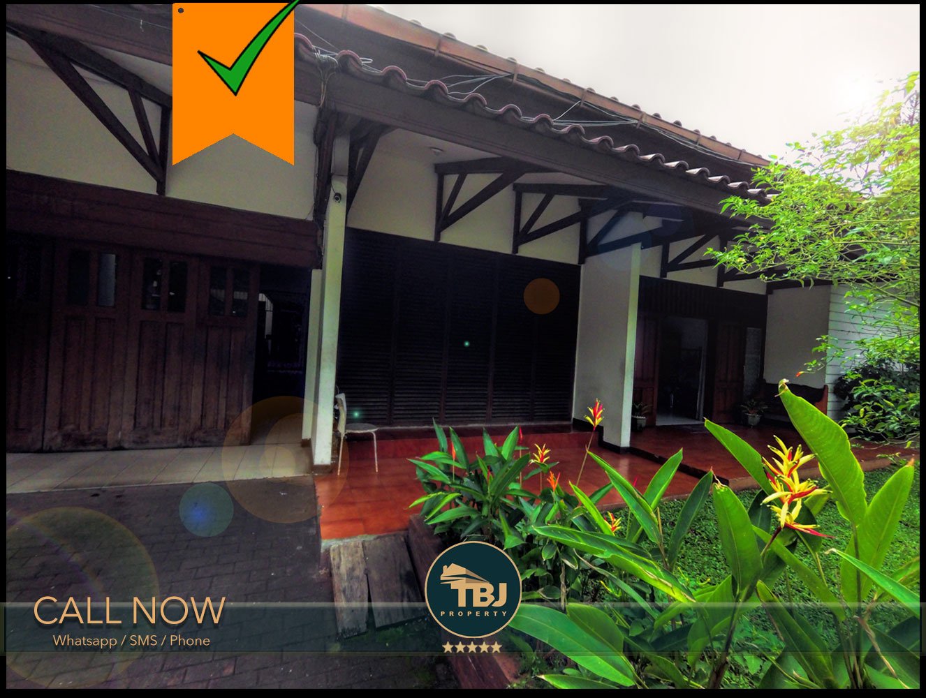 Rumah Bebas Banjir t750m2 Kemang Jakarta Selatan - 9