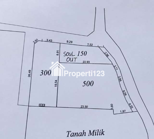 Dijual Tanah Dkt Pantai Mertasari Sanur Denpasar Bali Zona Komersial - 1