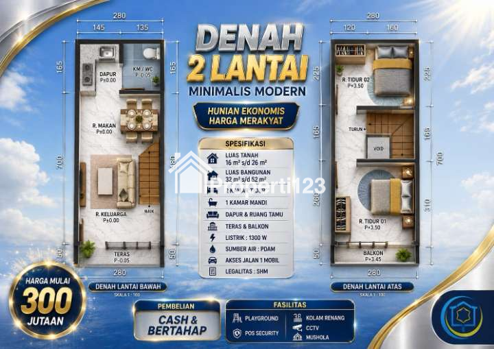 Dijual Rumah Cluster di Kramat Jati Jakarta Timur - 2
