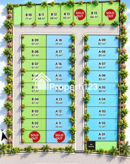 Dijual Tanah Kavling Dalam Cluster Dekat Metland Cileungsi Bogor - 5