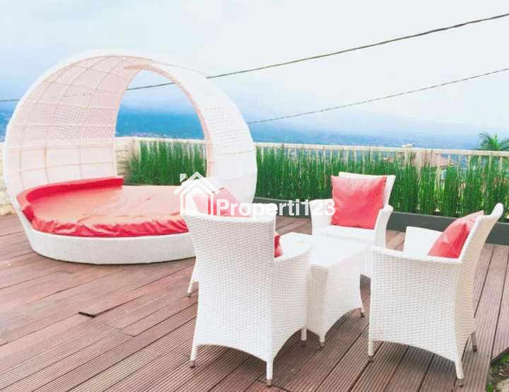 Villa Kolam Renang Di Kota Batu Full Furnished Lokasi Panderman Hill - 4
