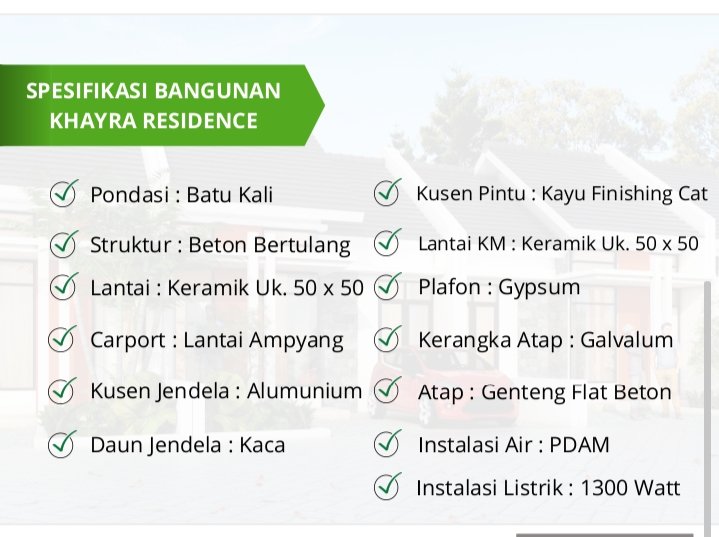 Hunian Termurah Strategis Harga Subsidi Mutu Premium Khayra Residence Jeru Tumpang Malang - 6