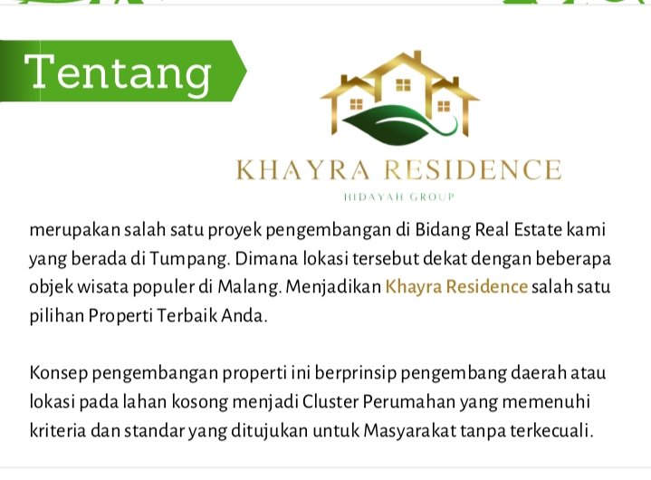 Hunian Termurah Strategis Harga Subsidi Mutu Premium Khayra Residence Jeru Tumpang Malang - 5