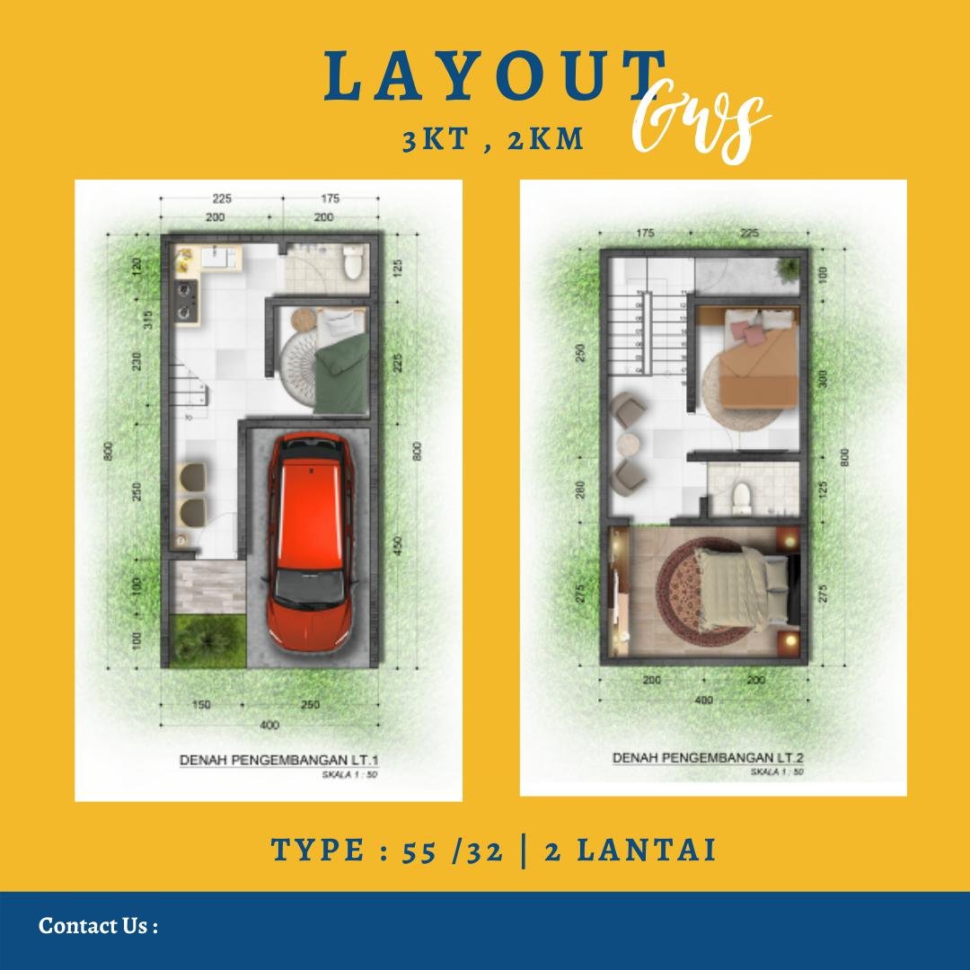 Rumah 2 Lantai Murah PROMO PPKM Grand Wonorejo di Surabaya 500jt-an - 2