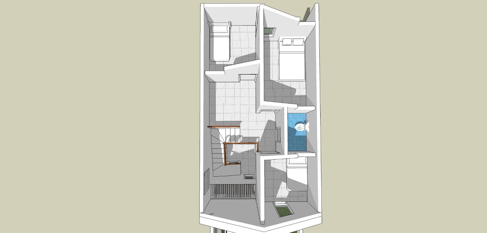 Dijual Rumah Cantik 2 Lantai, 5 menit ke Exit Tol Lingkar Bogor dan St.Cilebut di Villa Mutiara Bogor1 - 5