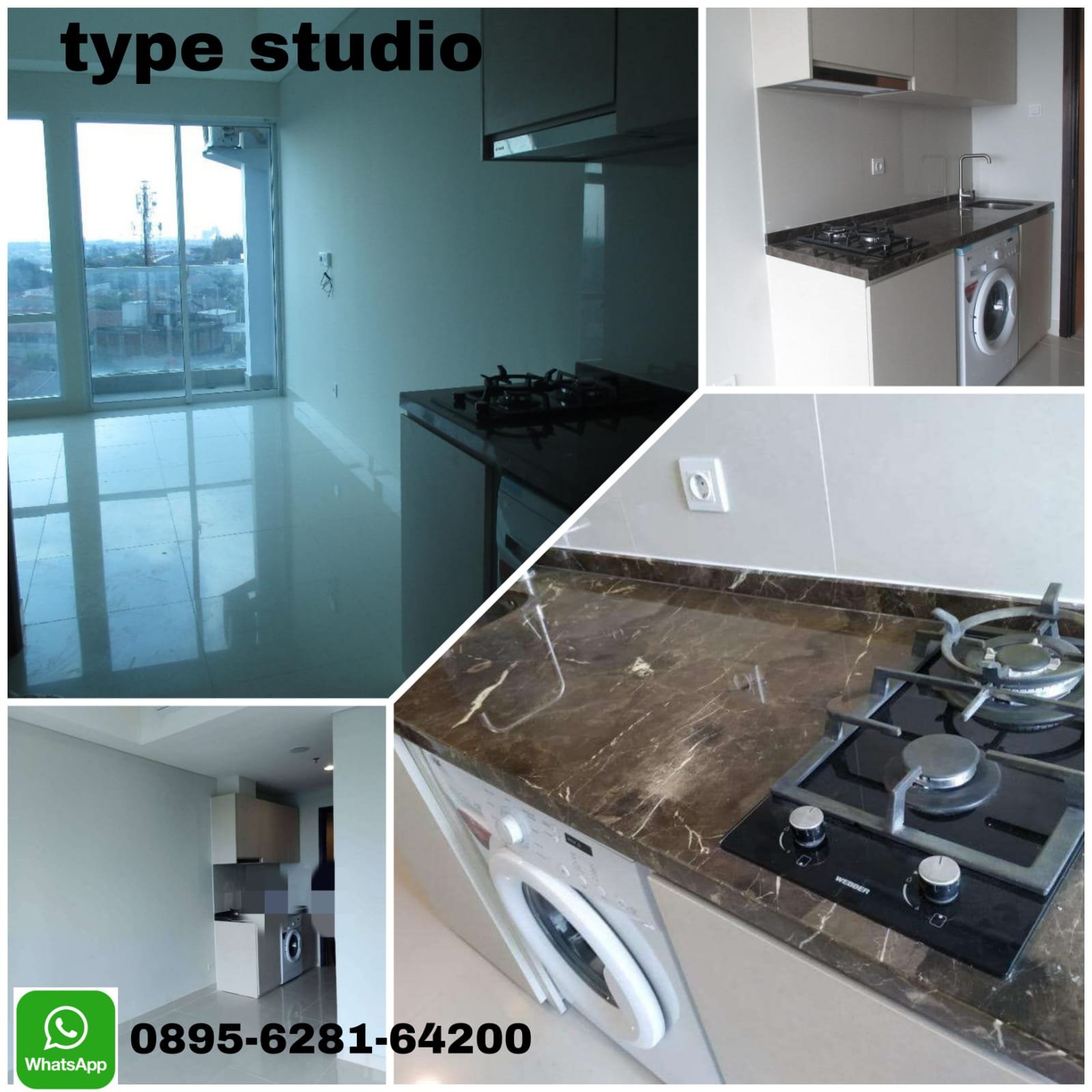 Dijual Apartemen Puri Mansion 1BR, Studio, 2BR, Unit Baru Harga Miring - 2