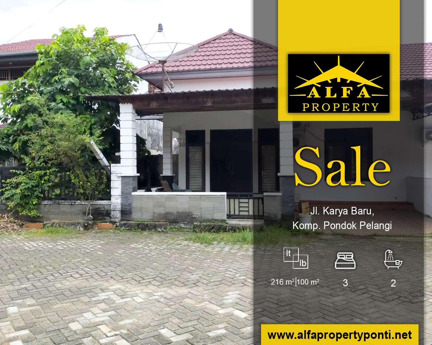 Rumah Pondok Pelangi, Pontianak, Kalimantan Barat - 1