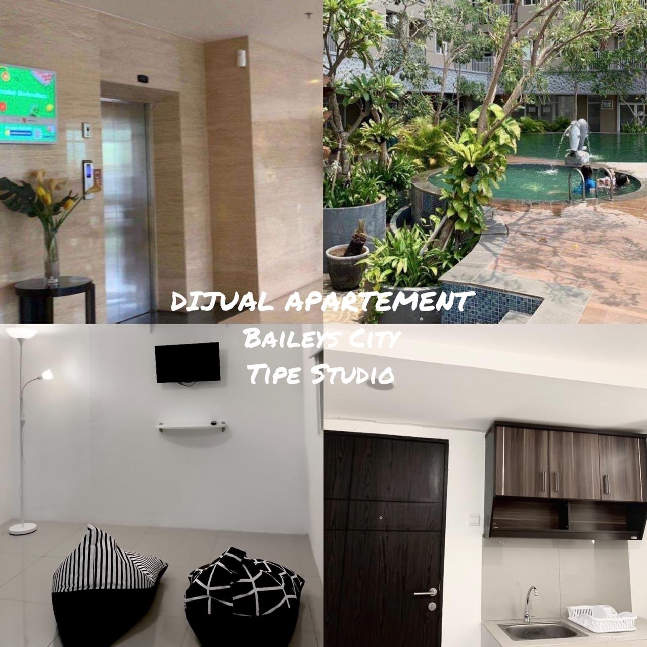 DIJUAL Unit Type Studio di APARTEMEN BAILEYS CITY Ciputat Tangerang Selatan - 1