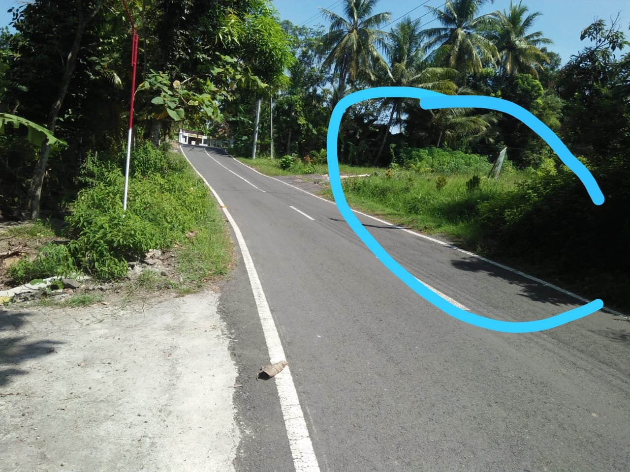 Jual Tanah Kavlingan Murah di jl Wates Kulonprogo Jogja, Brimob ke Utara - 3