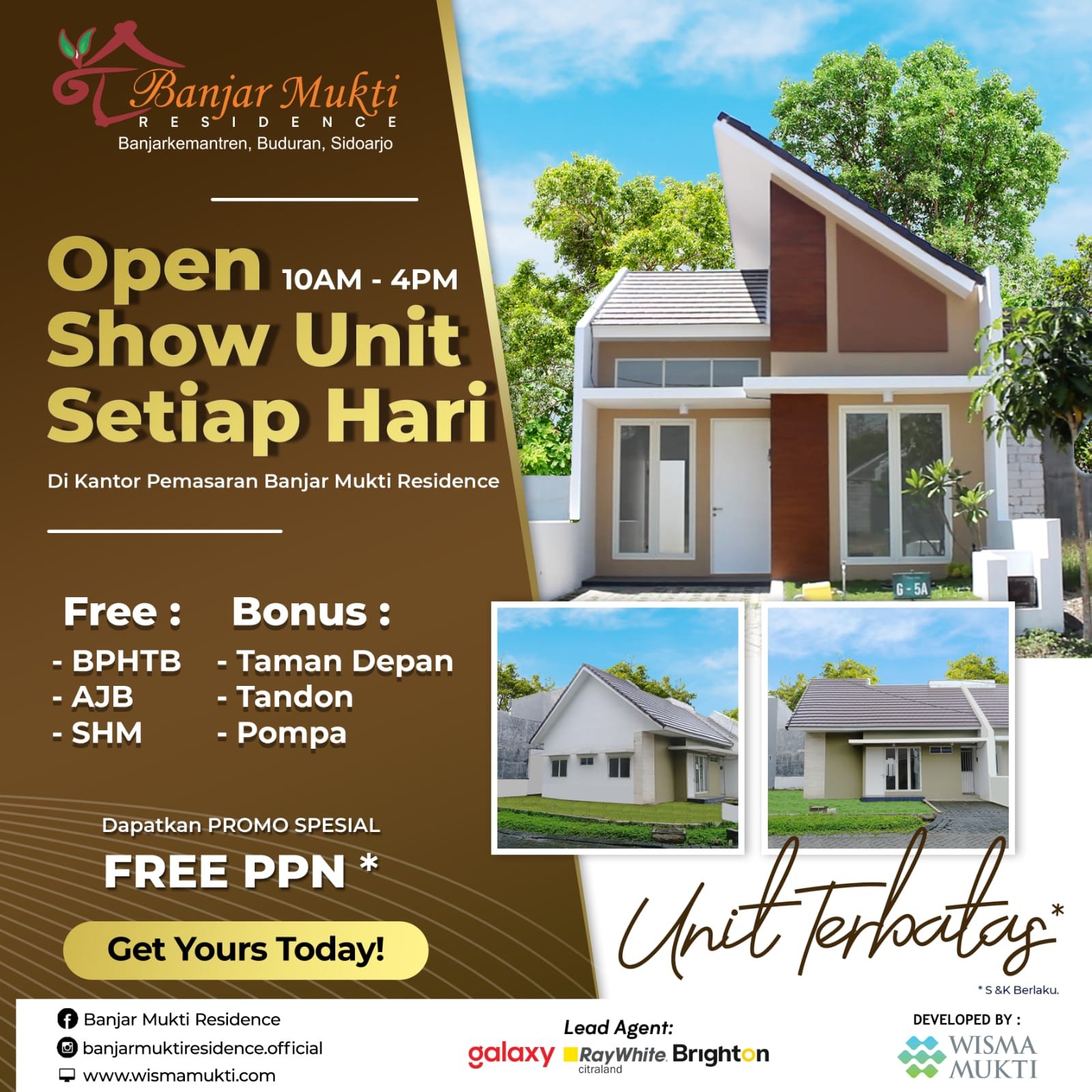 Promo September Wisma Mukti Rumah Siap Huni Jivana Homes & Banjar Mukti - 2
