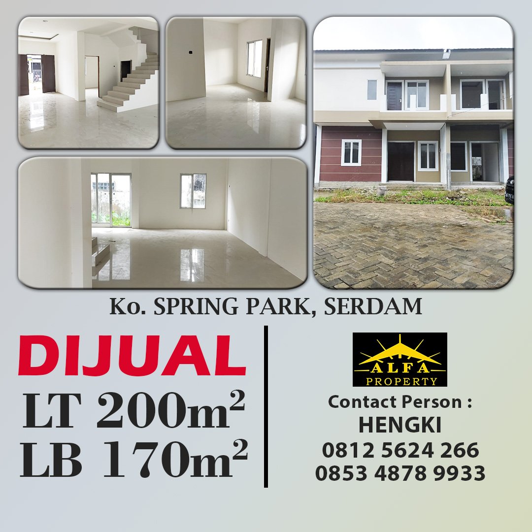 Rumah Komp. Spring Park, Pontianak, Kalimantan Barat - 1