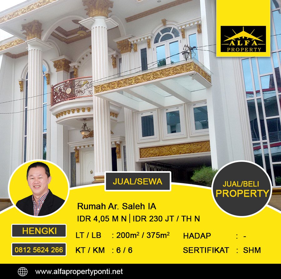 Rumah Ar. Saleh IA, Pontianak, Kalimantan Barat - 1