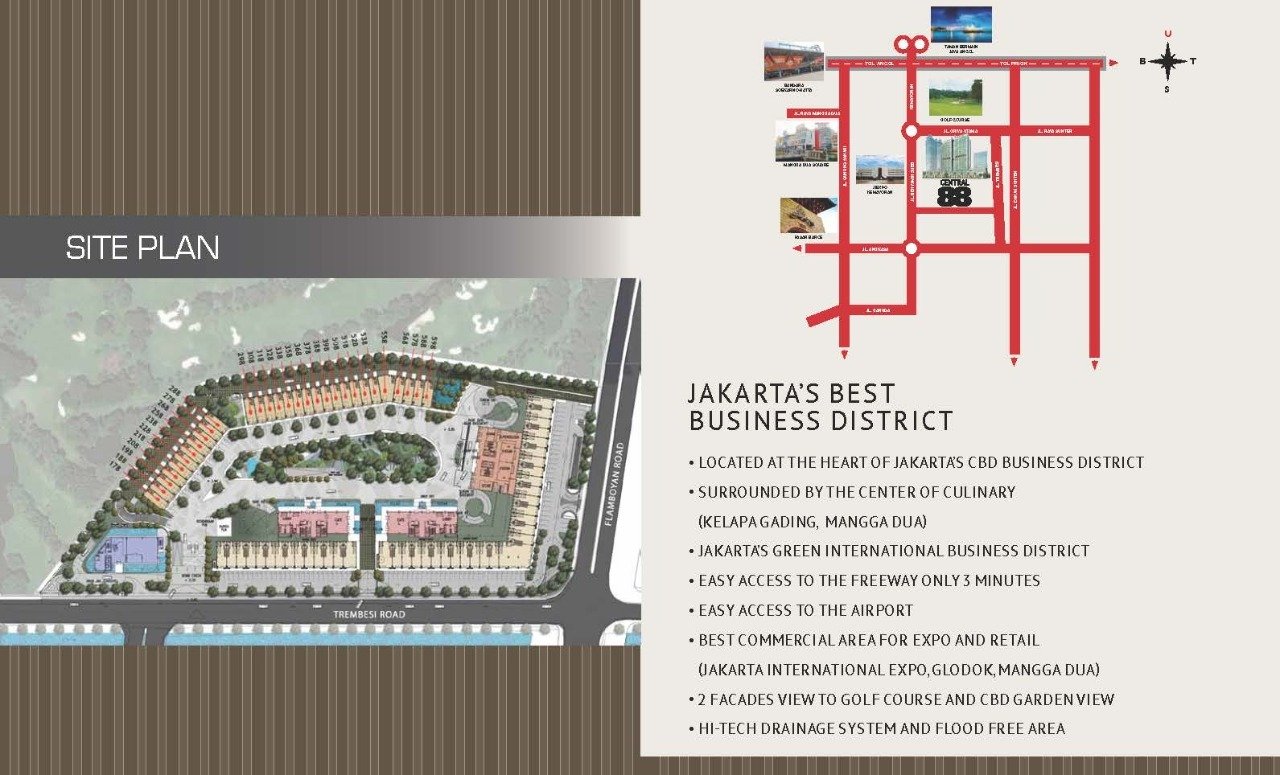 DIJUAL CEPAT DAN MURAH Rukan The Central 88, 5 Lantai Dengan Lift - 5