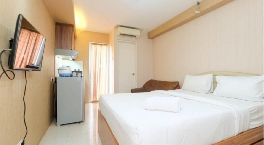 Sewa Apartemen Kalibata City 1BR Tower Raffles Lt.19 Full Furnished View Tennis Court - 1