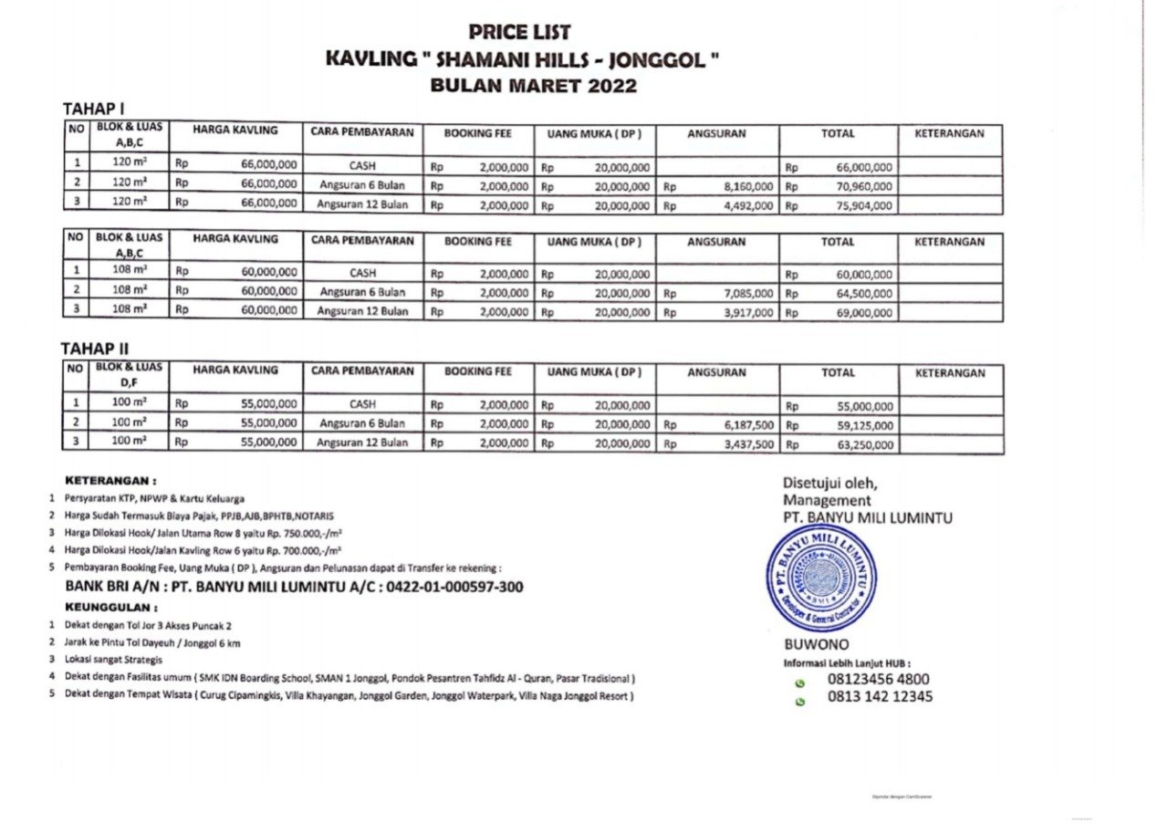Dijual Tanah Kavling "Shamani Hills" River side Sukaresmi - Jonggol - 4