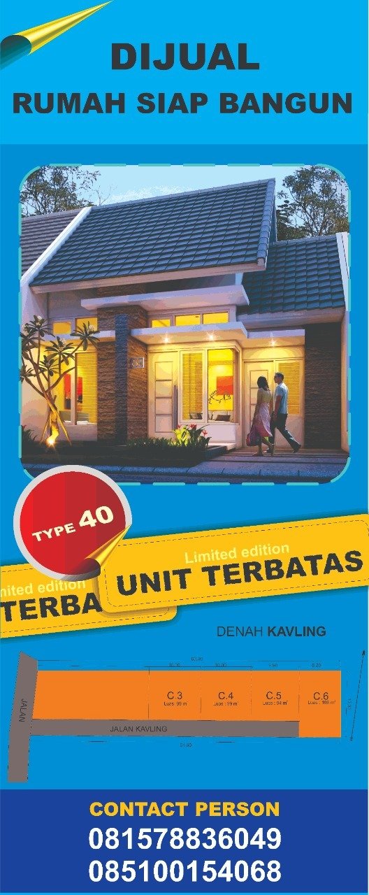 Dijual Murah Rumah Siap Bangun dengan Design Mewah Modern Minimalis Cangkrep, Purworejo, Jawa Tengah - 2